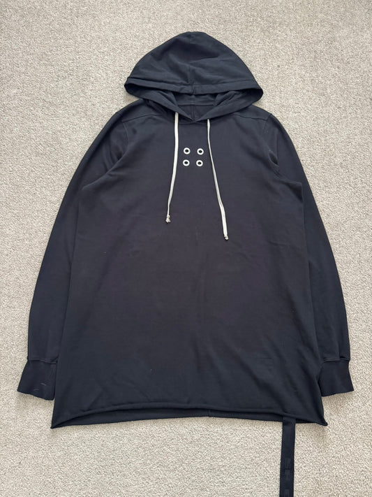 SS23 Rick Owens DRKSHDW "EDFU" Eyelet Pullover Hoodie