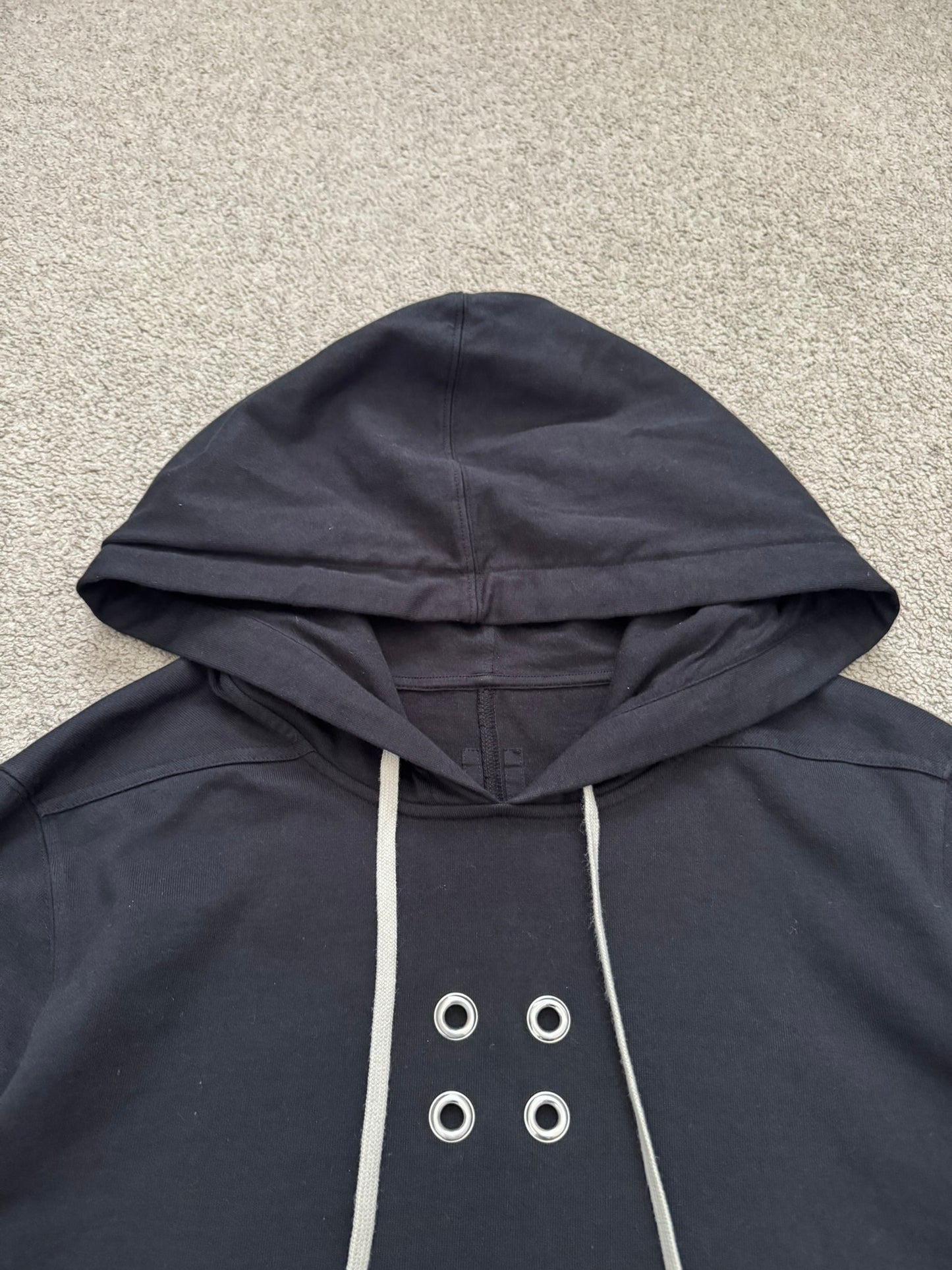 SS23 Rick Owens DRKSHDW "EDFU" Eyelet Pullover Hoodie