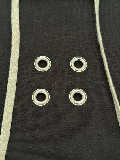 SS23 Rick Owens DRKSHDW "EDFU" Eyelet Pullover Hoodie