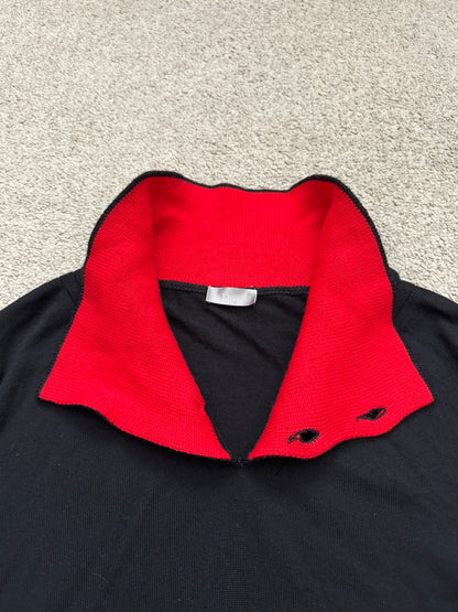 AW09 Dior Homme by Kris Van Assche Long Neck Knit Sweater