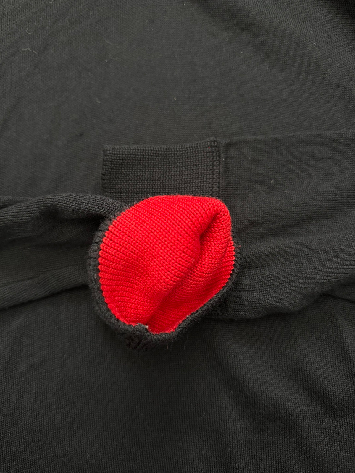AW09 Dior Homme by Kris Van Assche Long Neck Knit Sweater