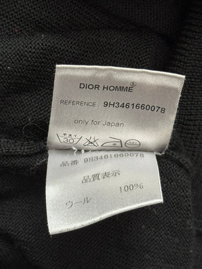 AW09 Dior Homme by Kris Van Assche Long Neck Knit Sweater