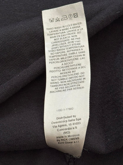 FW21 Rick Owens DRKSHDW "Gethsemane" Black Pullover Hoodie
