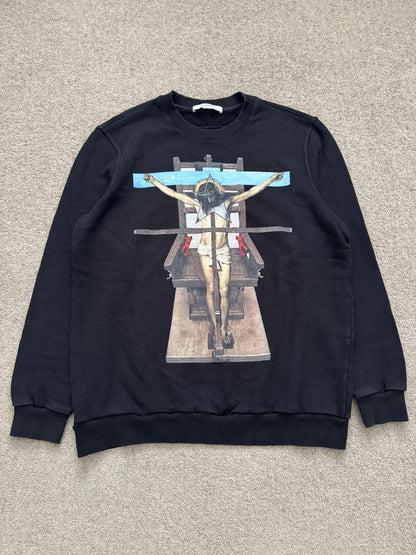SS16 Givenchy by Riccardo Tisci Jesus Christ Cross Sweatshirt