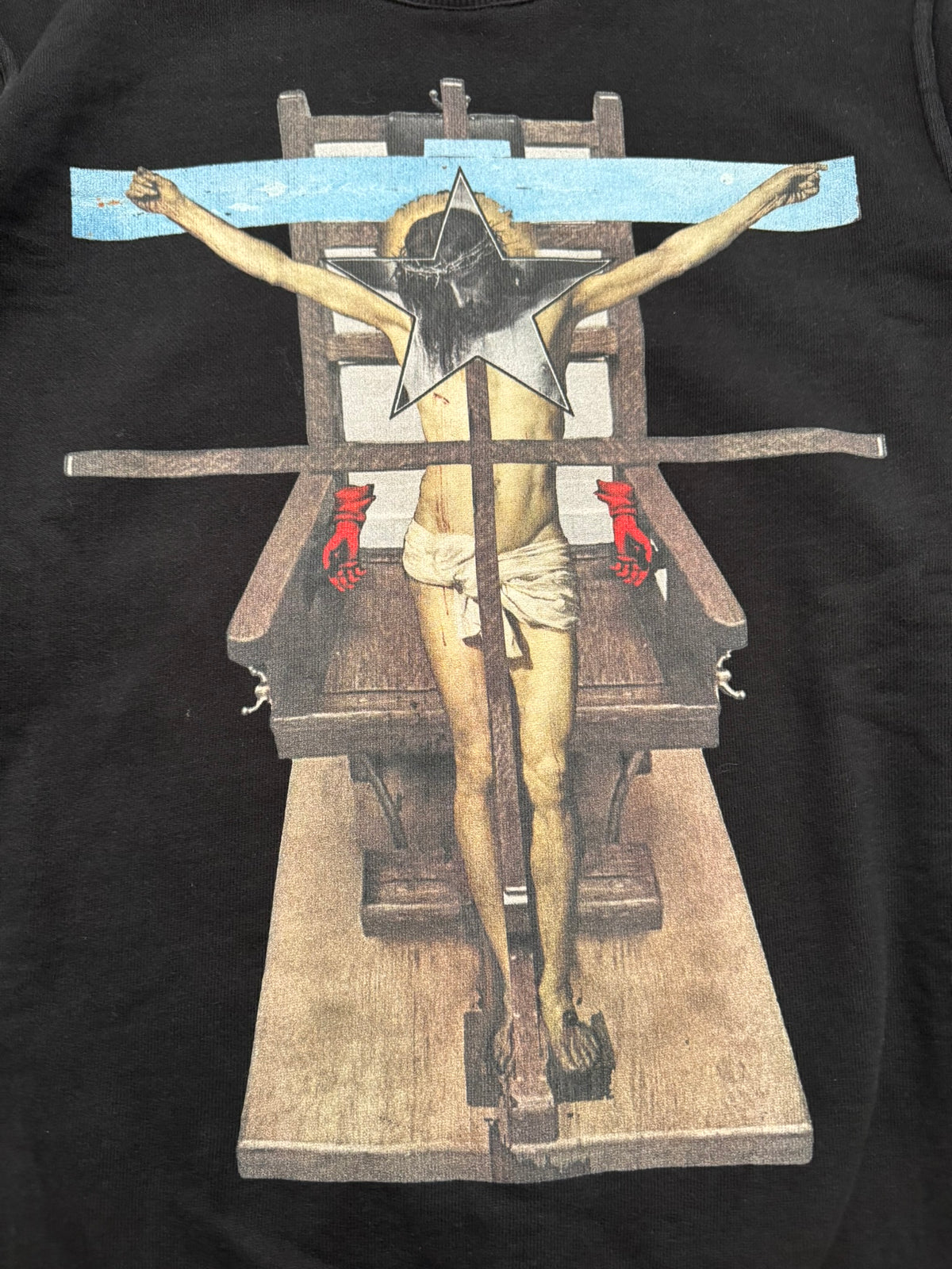 SS16 Givenchy by Riccardo Tisci Jesus Christ Cross Sweatshirt