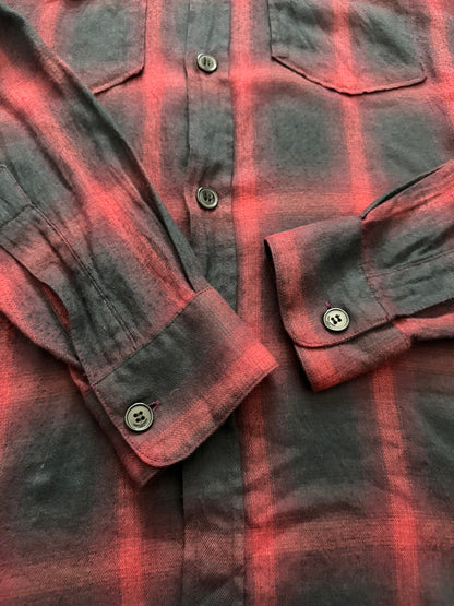 FW15 Saint Laurent by Hedi Slimane MIJ Western Flannel Shirt