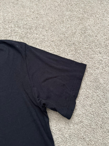 SS11 Balmain by Christophe Decarnin Black Distressed T Shirt