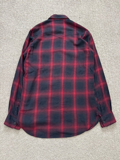 FW15 Saint Laurent by Hedi Slimane MIJ Western Flannel Shirt