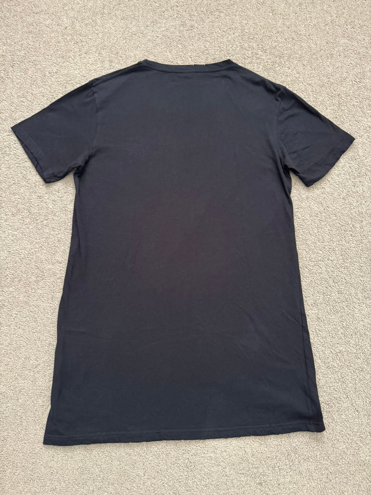 SS11 Balmain by Christophe Decarnin Black Distressed T Shirt