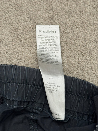 SS21 Rick Owens DRKSHDW Black Waxed Creatch Cargo Pants
