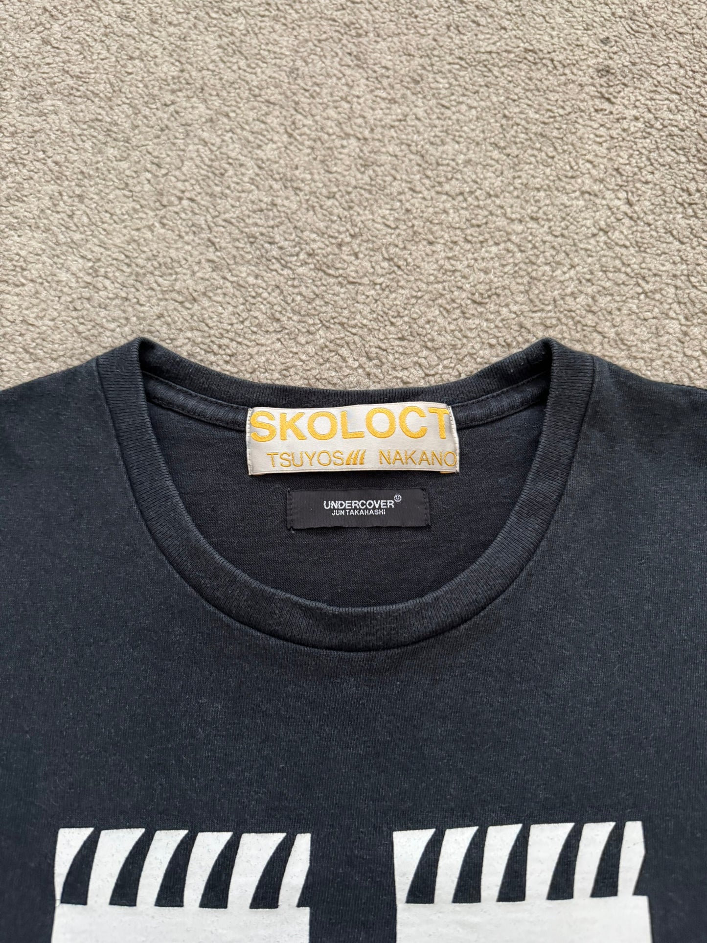 FW17 Undercover x Skoloct Logo Bunny Graphic T Shirt