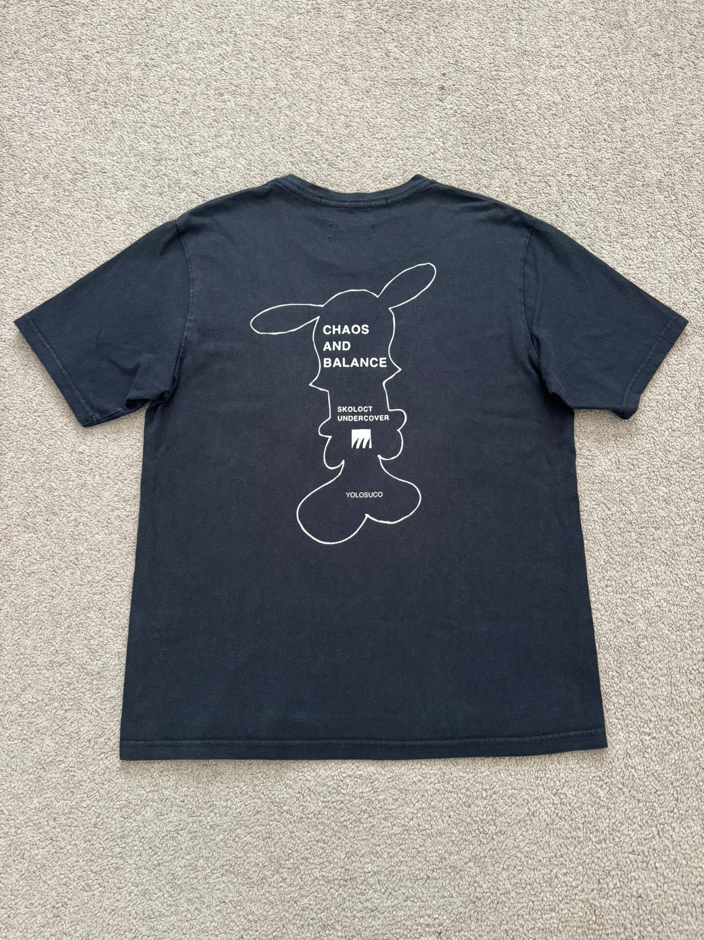 FW17 Undercover x Skoloct Logo Bunny Graphic T Shirt