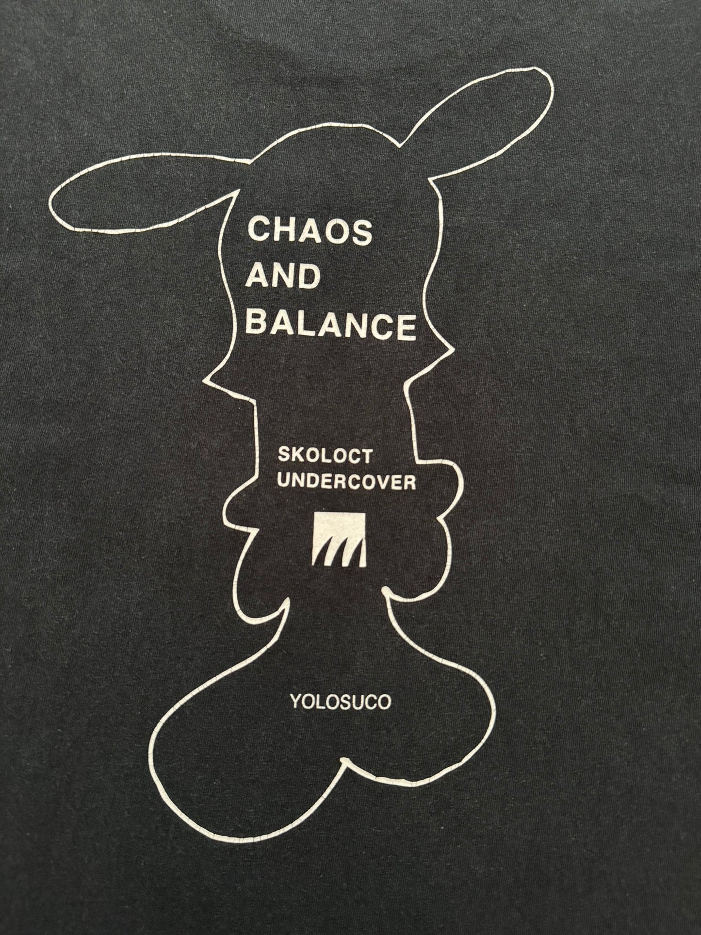 FW17 Undercover x Skoloct Logo Bunny Graphic T Shirt