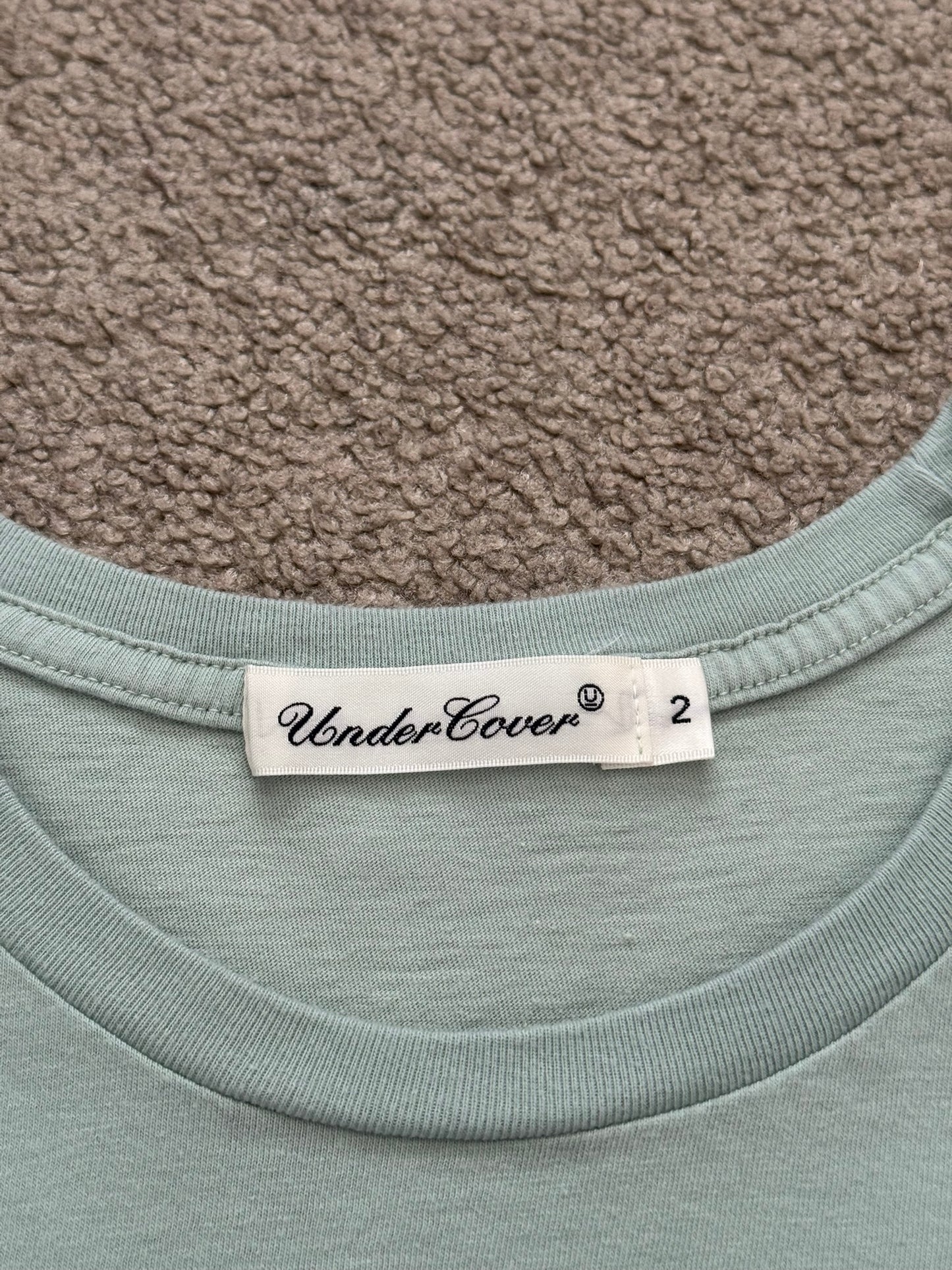 Undercover Medieval U Logo Graphic Mint Colored T Shirt