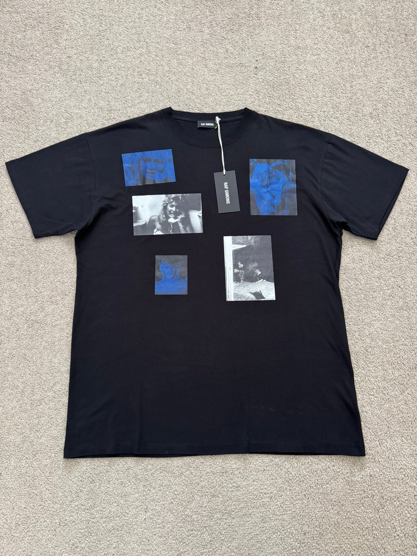 FW19 Raf Simons David Lynch Blue Velvet Patch T Shirt