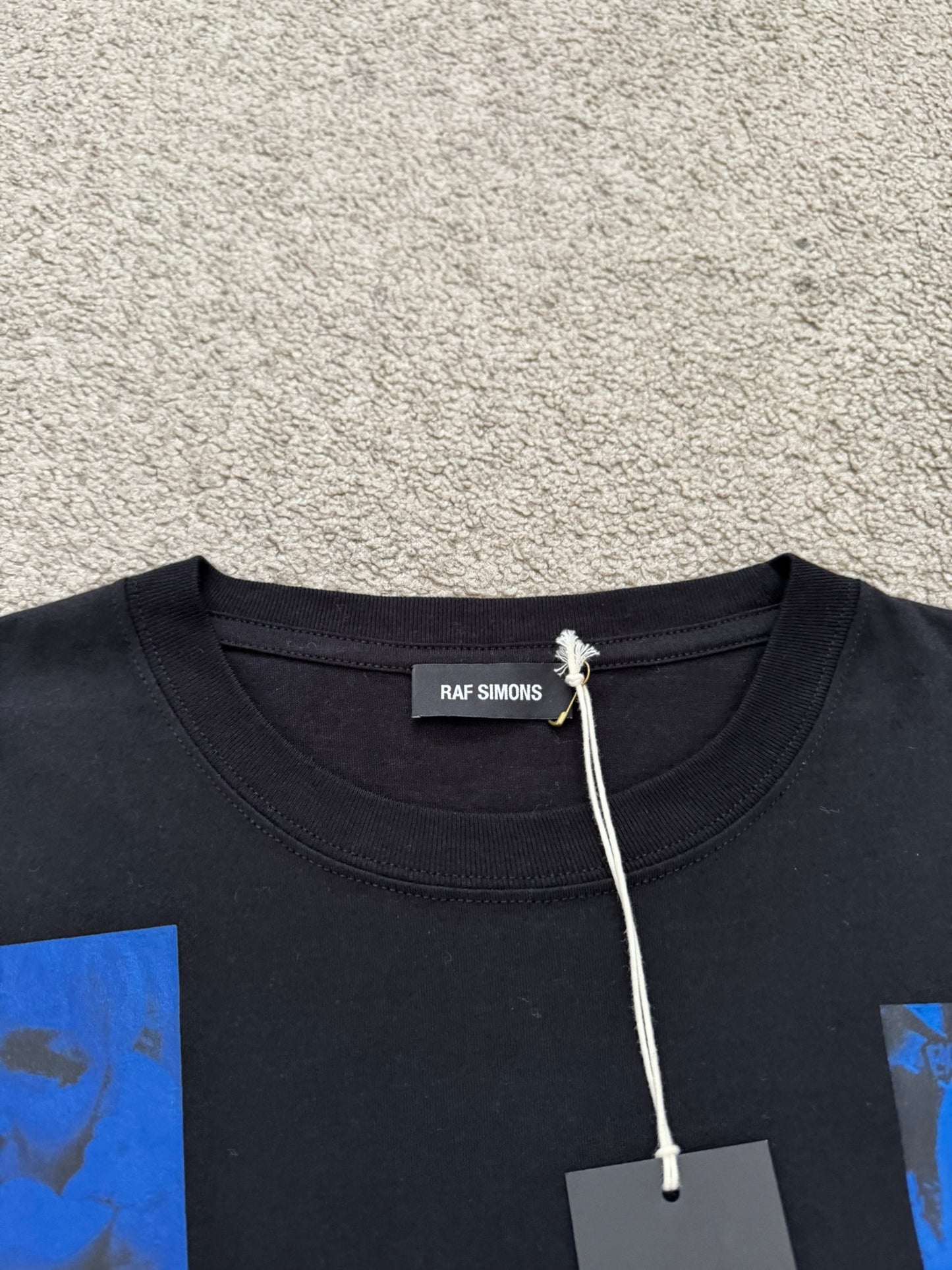 FW19 Raf Simons David Lynch Blue Velvet Patch T Shirt
