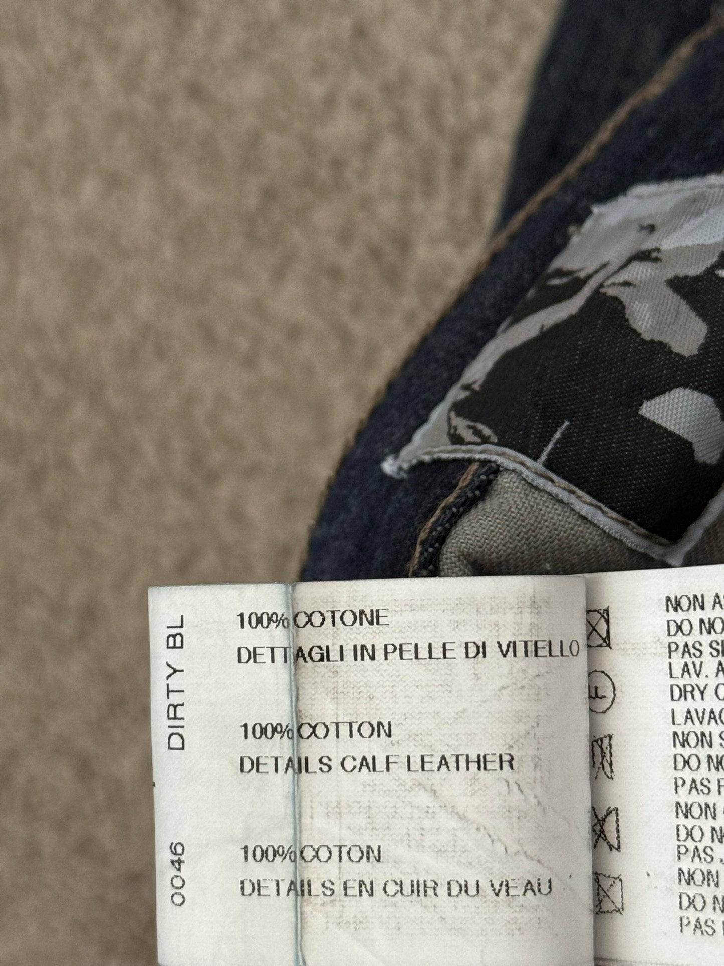 FW09 Rick Owens DRKSHDW Leather Panel Detroit Denim Jeans