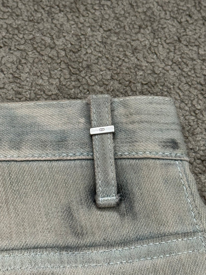 SS09 Dior Homme by Kris Van Assche Dirty Bleu Claire Reissue Denim Jeans