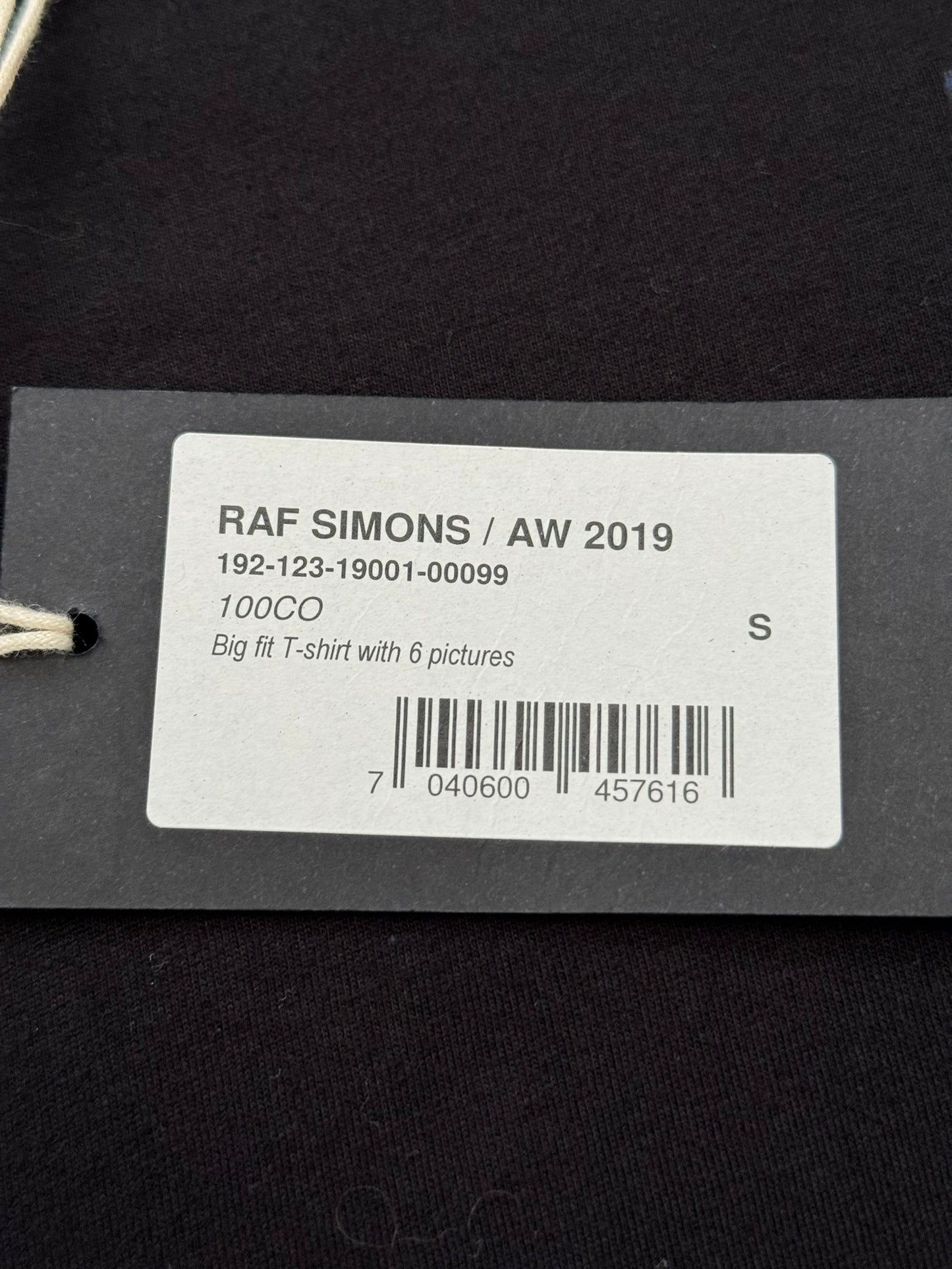 FW19 Raf Simons David Lynch Blue Velvet Patch T Shirt
