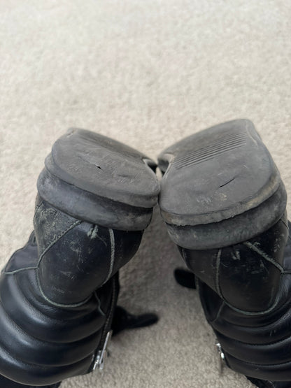 SS16 Rick Owens Mainline Triple Black Geobasket High Top Sneakers