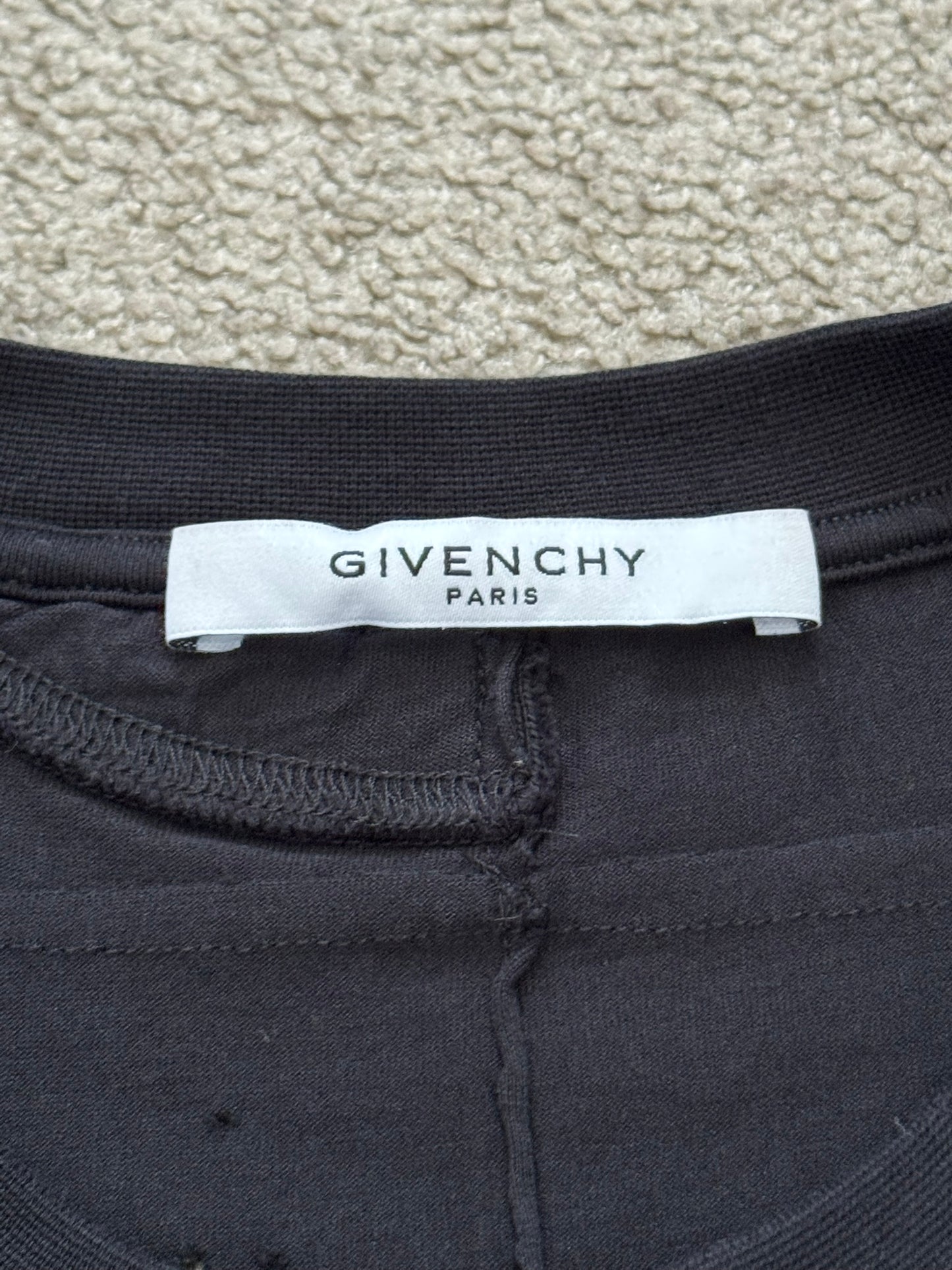 FW16 Givenchy by Riccardo Tisci Heavy Metal Split T Shirt