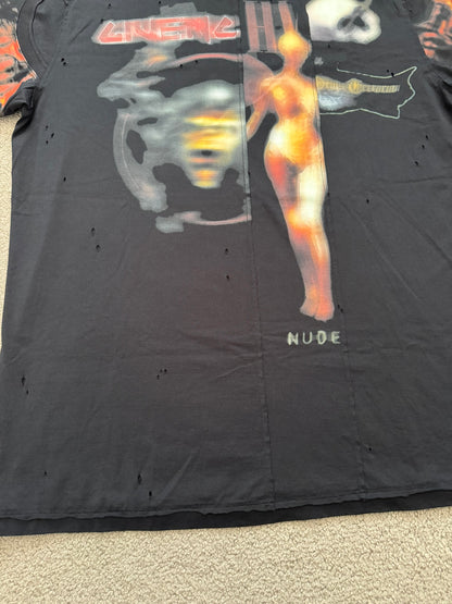 FW16 Givenchy by Riccardo Tisci Heavy Metal Split T Shirt