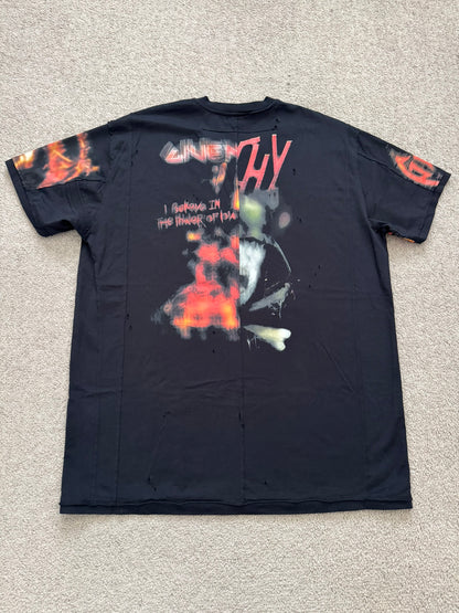FW16 Givenchy by Riccardo Tisci Heavy Metal Split T Shirt
