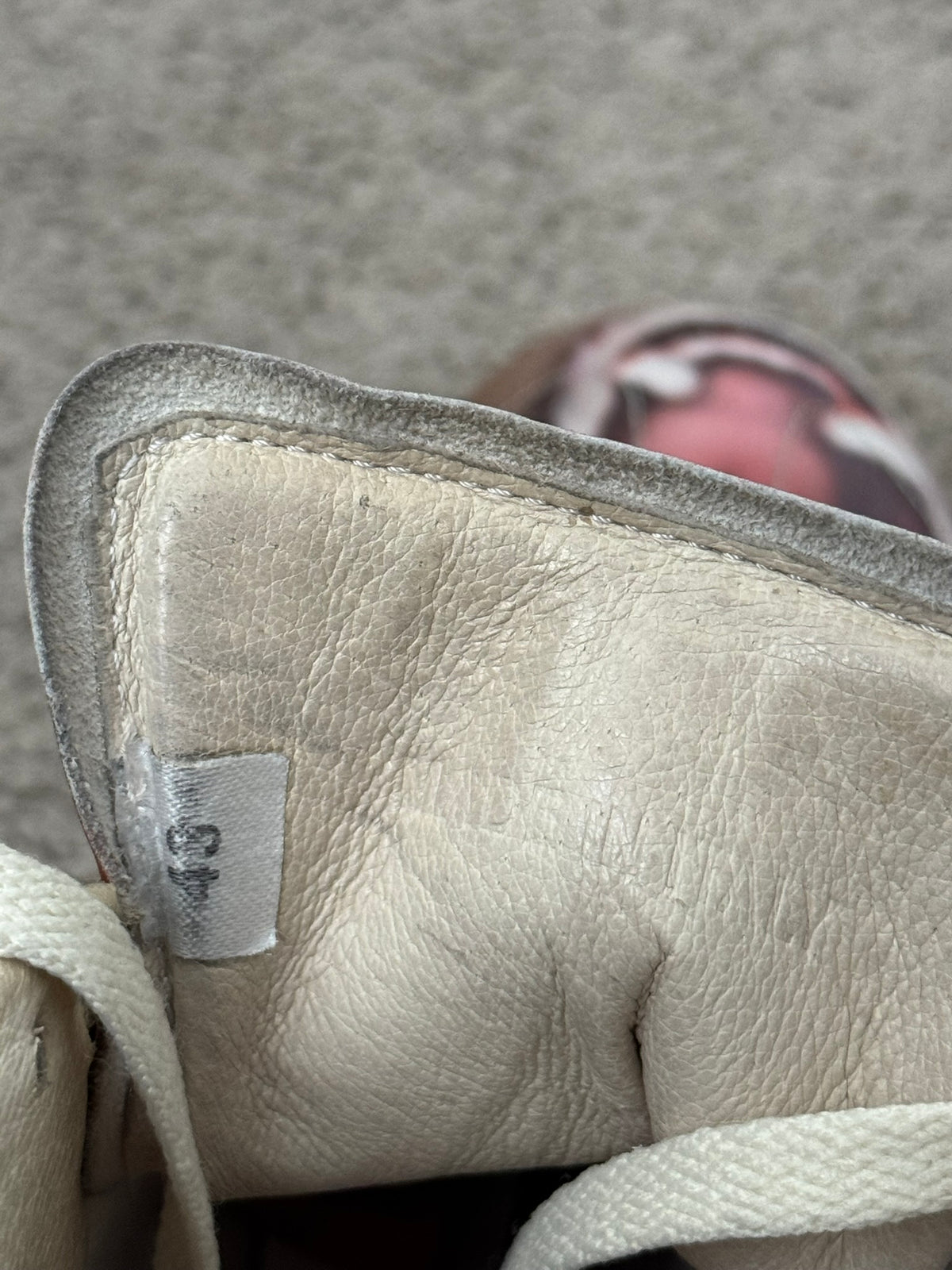 AW08 Maison Margiela Fox Print GAT Mid Top Sneakers