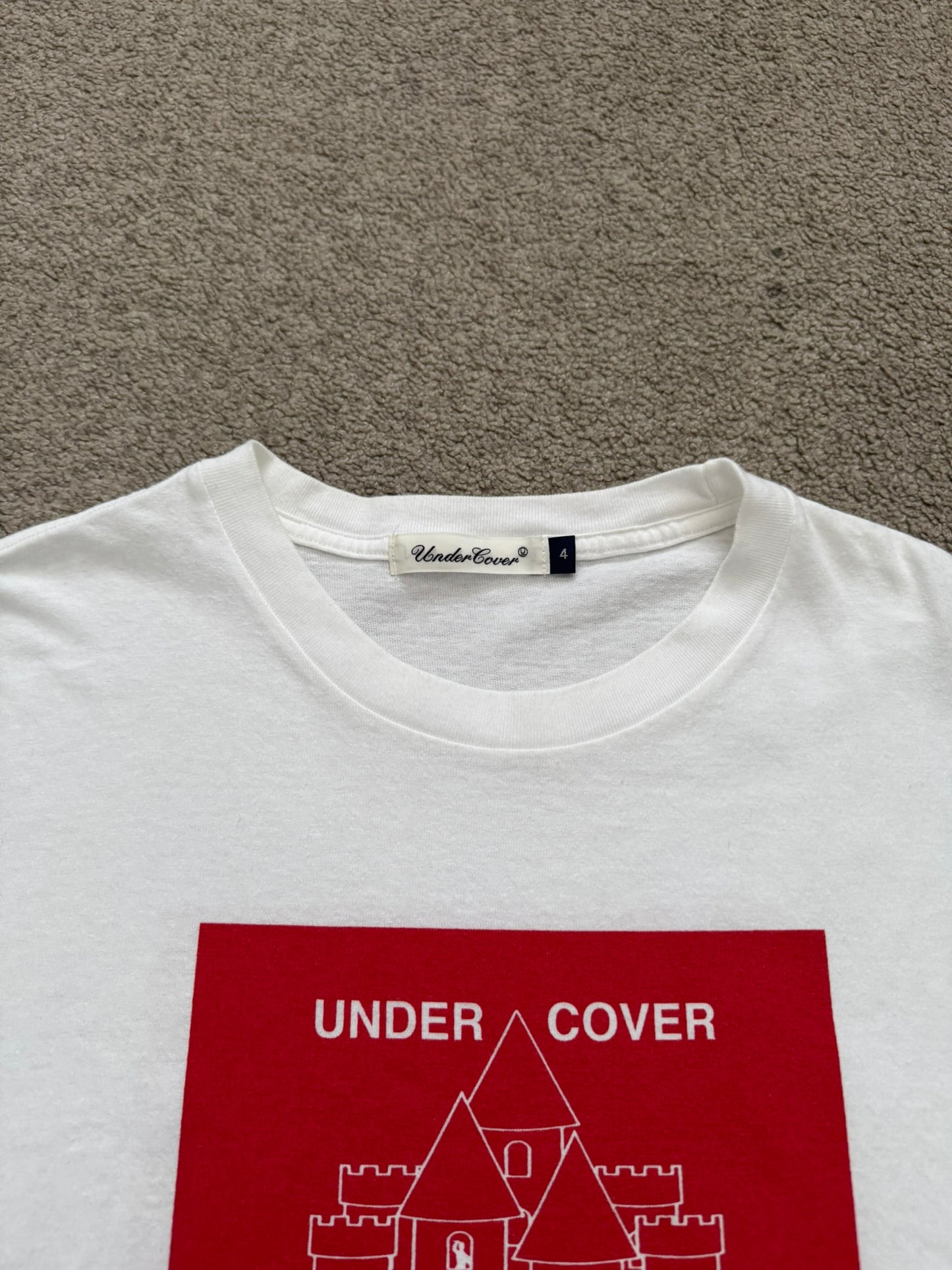 SS20 Undercover Real Estate Castle Graphic T Shirt