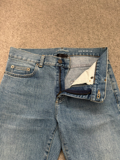 FW15 Saint Laurent by Hedi Slimane Knee Slit D02 Denim Jeans