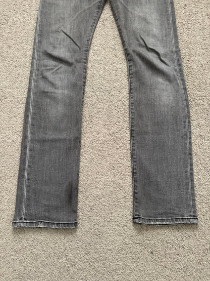 SS14 Saint Laurent by Hedi Slimane Grey Washed D01 Denim Jeans