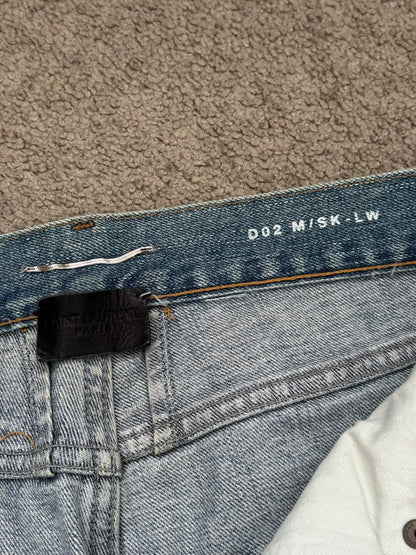 FW15 Saint Laurent by Hedi Slimane Knee Slit D02 Denim Jeans