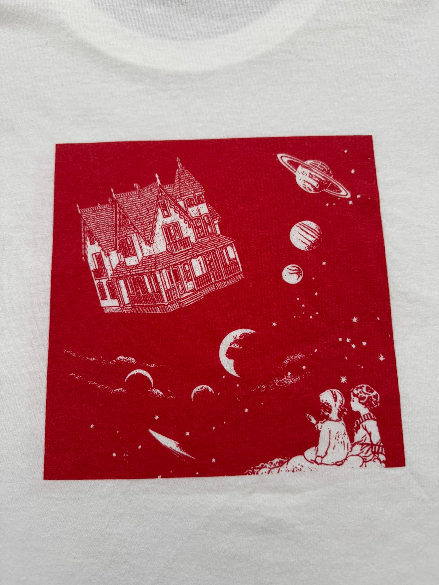 SS20 Undercover Real Estate Castle Graphic T Shirt