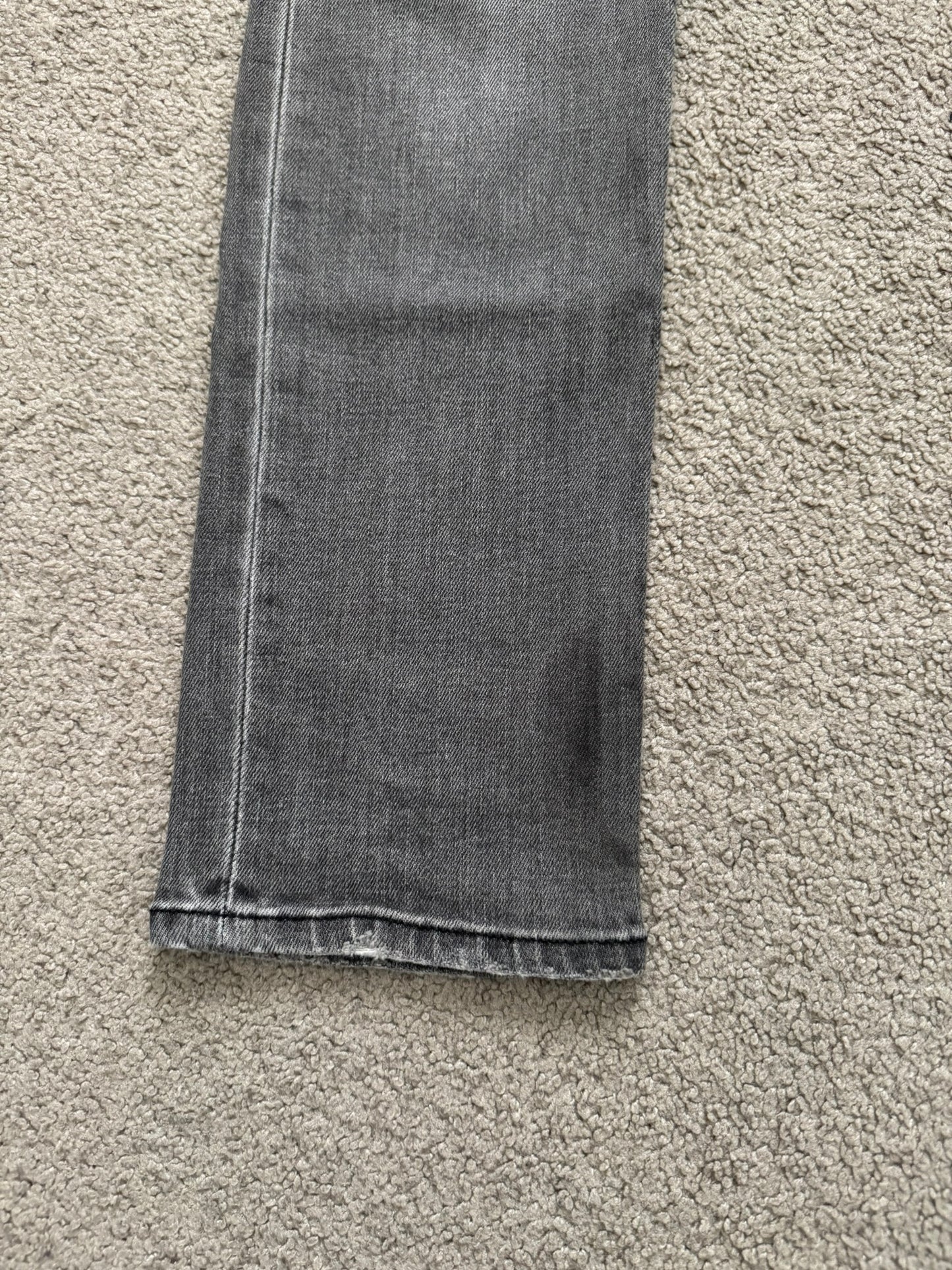 SS14 Saint Laurent by Hedi Slimane Grey Washed D01 Denim Jeans
