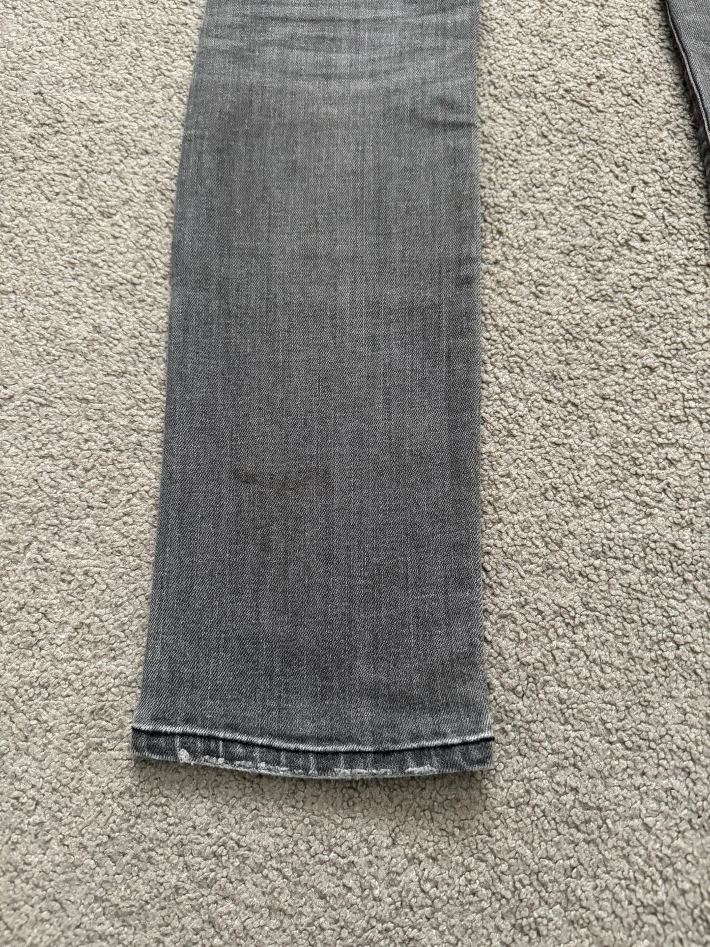 SS14 Saint Laurent by Hedi Slimane Grey Washed D01 Denim Jeans