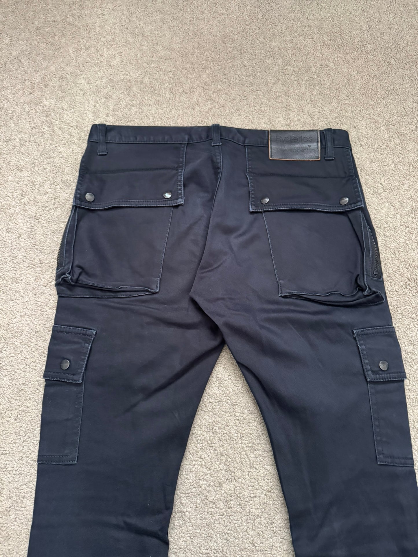 SS10 Undercover x Hysteric Glamour Lightning Bolt 3D Cargo Jeans
