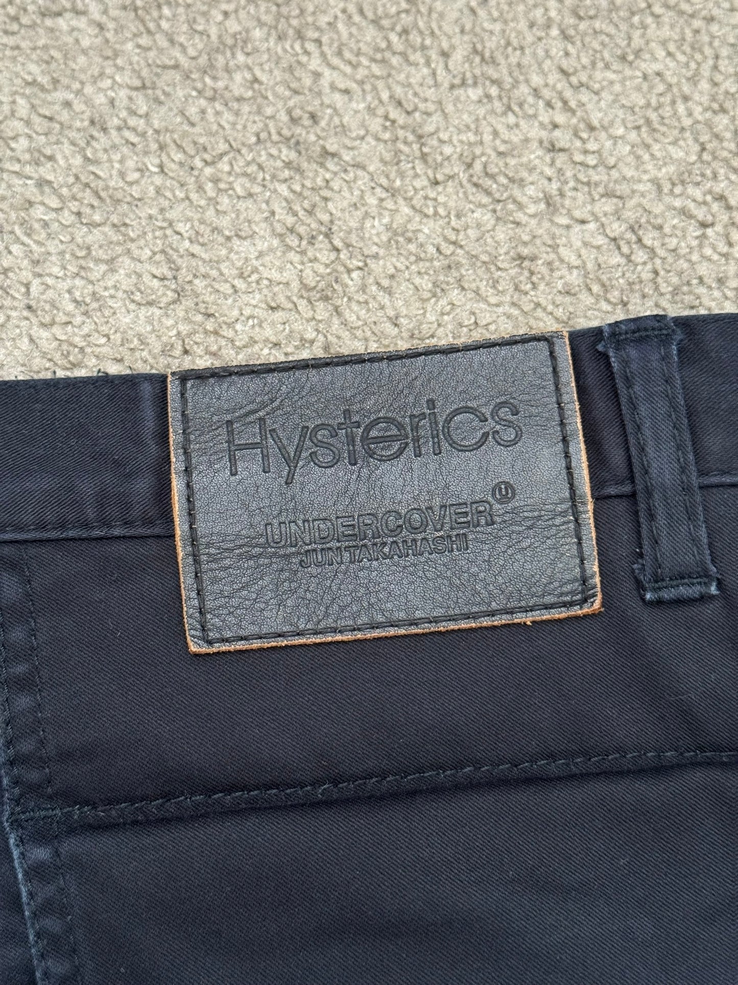 SS10 Undercover x Hysteric Glamour Lightning Bolt 3D Cargo Jeans