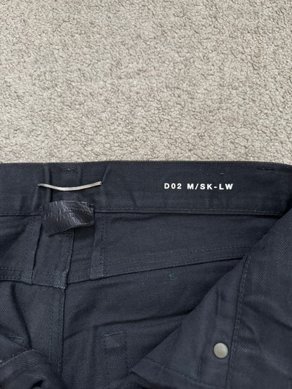 FW15 Saint Laurent by Hedi Slimane Crash Distressed Denim Jeans