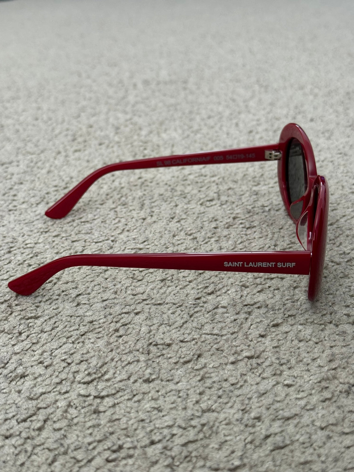 SS16 Saint Laurent by Hedi Slimane SL98 Surf Red Sunglasses