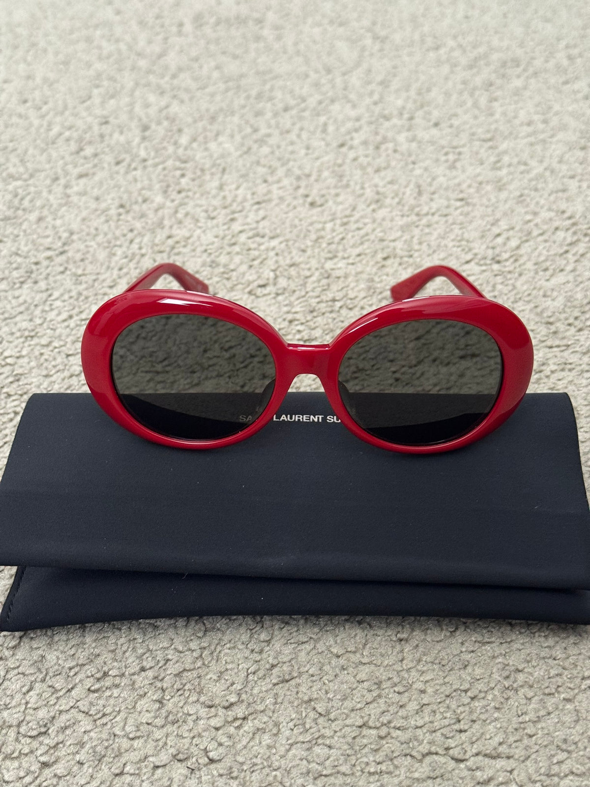 SS16 Saint Laurent by Hedi Slimane SL98 Surf Red Sunglasses