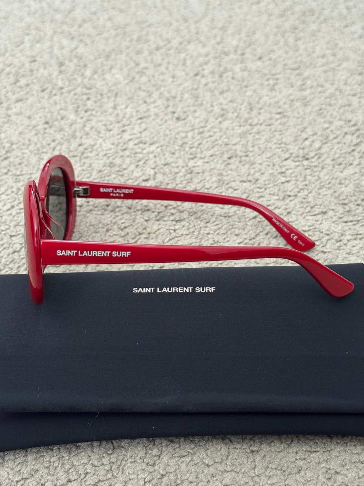 SS16 Saint Laurent by Hedi Slimane SL98 Surf Red Sunglasses