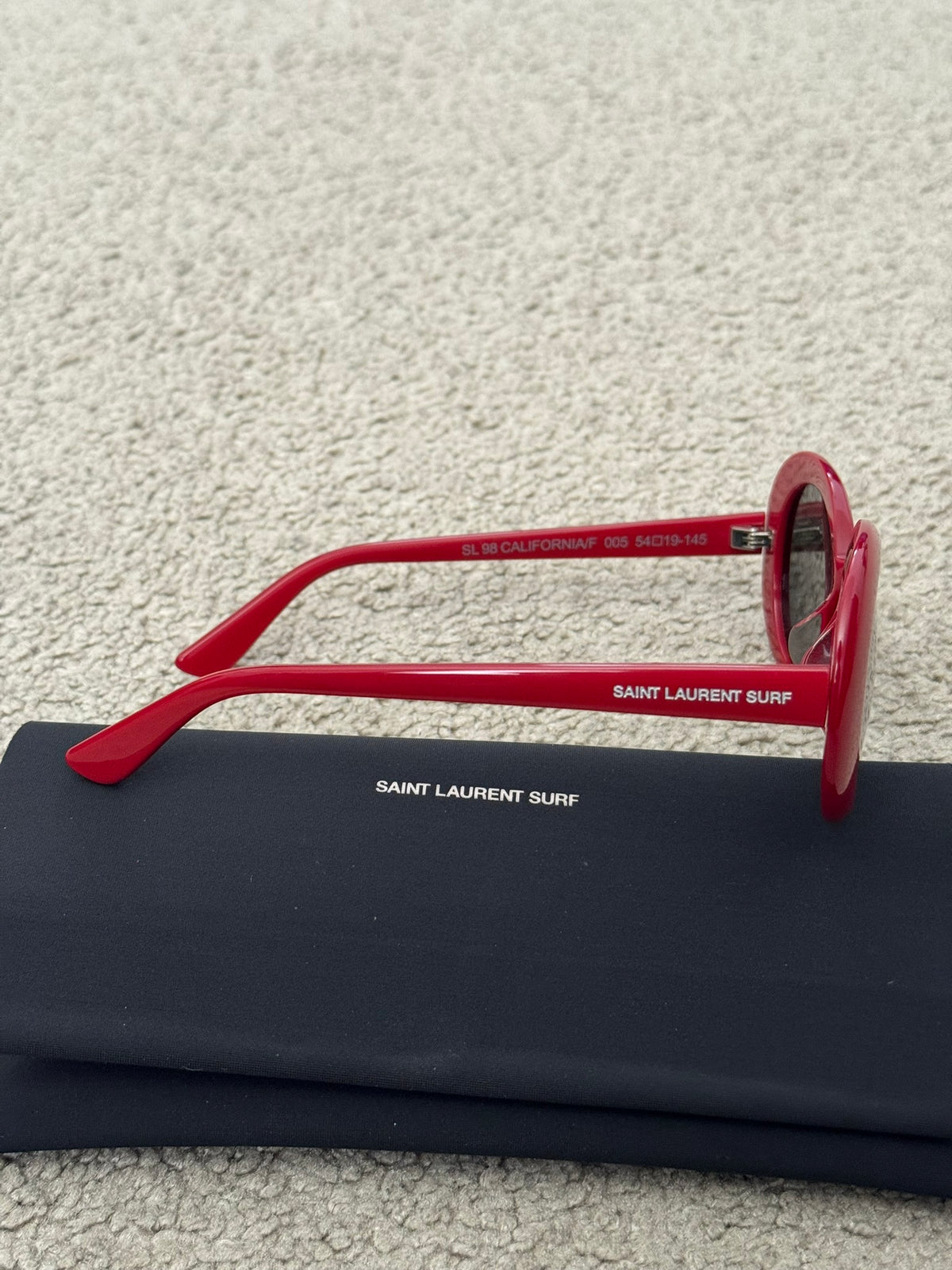 SS16 Saint Laurent by Hedi Slimane SL98 Surf Red Sunglasses