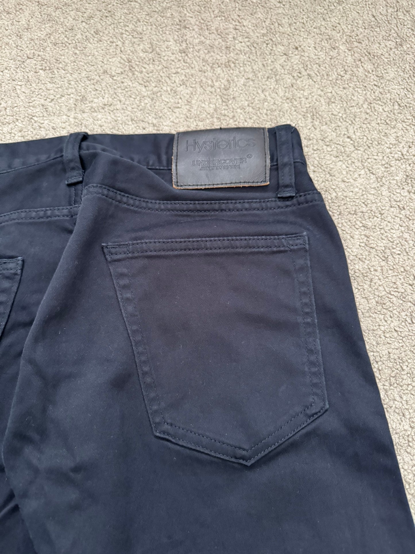 AW08 Undercover x Hysteric Glamour Lightning Bolt Denim Jeans