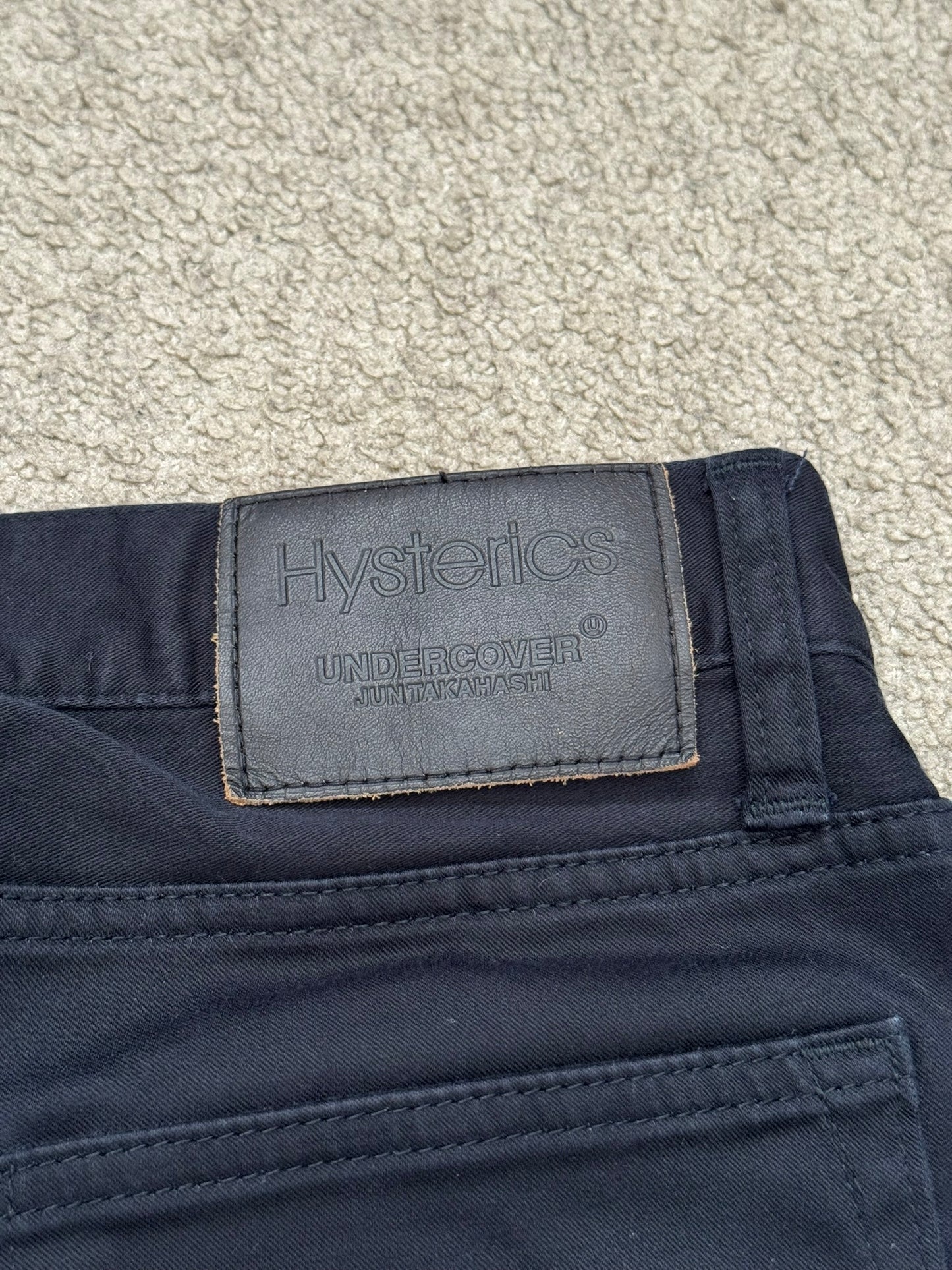 AW08 Undercover x Hysteric Glamour Lightning Bolt Denim Jeans