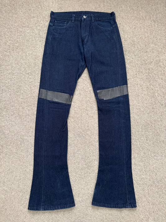AW07 Lad Musician Indigo Tape Bootcut Flared Denim Jeans