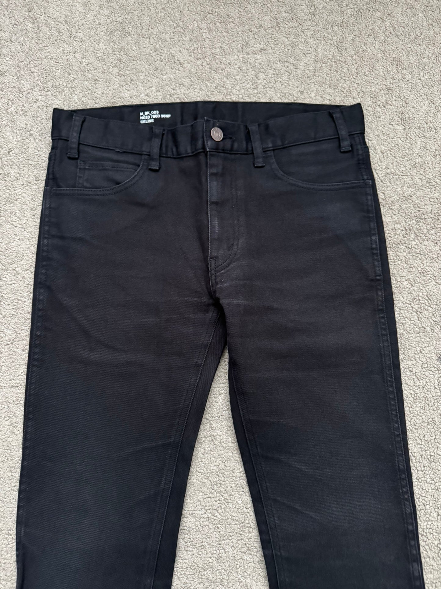 Celine by Hedi Slimane SK_003 Black Denim Jeans