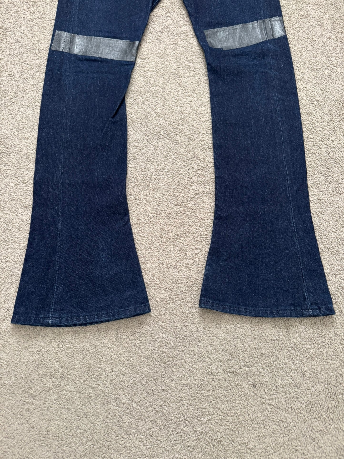 AW07 Lad Musician Indigo Tape Bootcut Flared Denim Jeans
