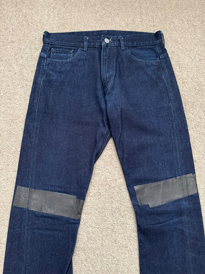 AW07 Lad Musician Indigo Tape Bootcut Flared Denim Jeans