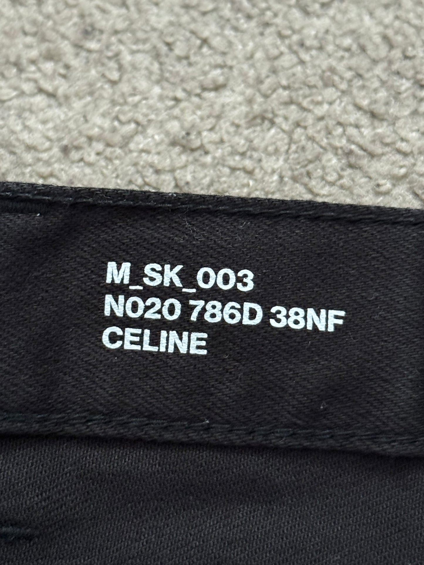 Celine by Hedi Slimane SK_003 Black Denim Jeans