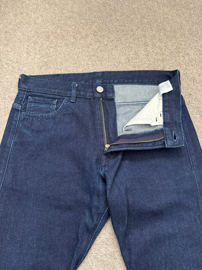AW07 Lad Musician Indigo Tape Bootcut Flared Denim Jeans